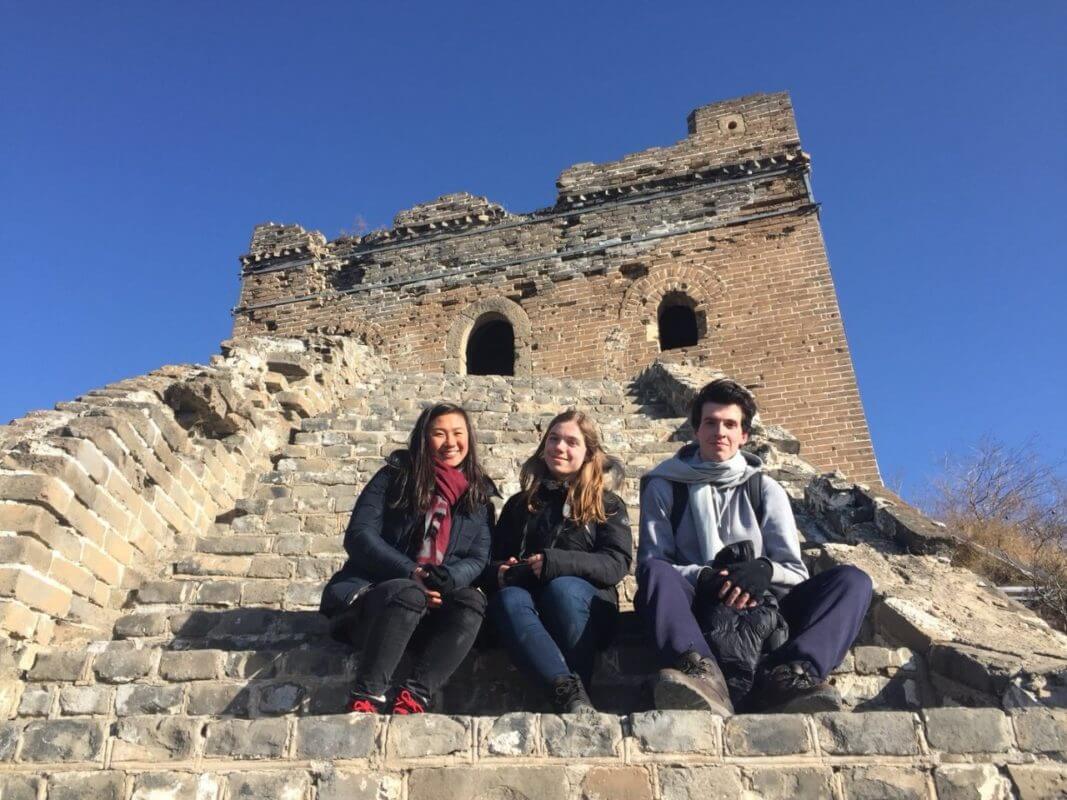 Die Chinesische Mauer - Jocelyn, Katrin und Nicolas