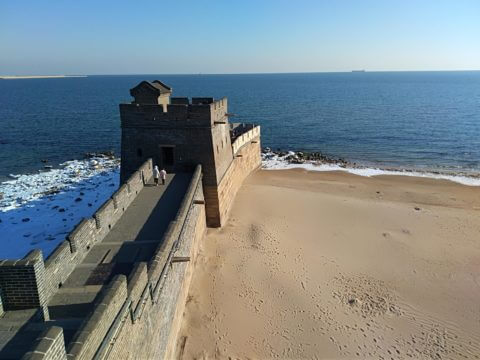Die Chinesische Mauer am Meer