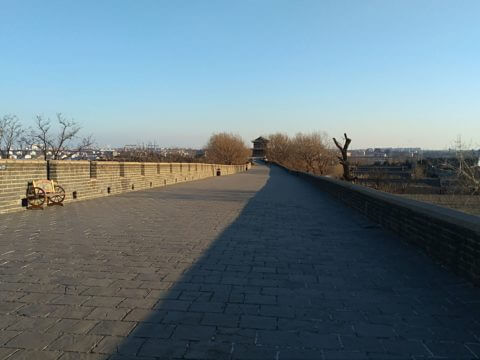 Auf der Chinesischen Mauer von Laolongtou